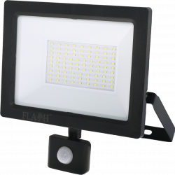 SMD FLOODLIGHT 50W W/SENSOR 6000K