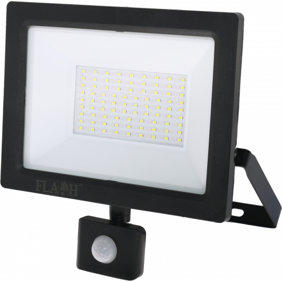 SMD FLOODLIGHT 50W W/SENSOR 6000K