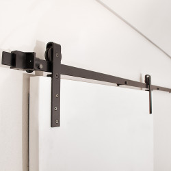 DOOR STRAP 50 BARN SET- 1.8M BLK