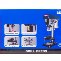 Drill Press 16Mm 5 Speed 500W With Laser Guide