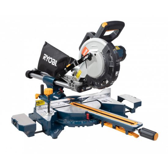 Mitre Saw 210Mm 1700W Sliding Compund W/ Laser