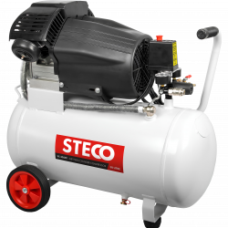 Steco Compressor 3HP 50L Twin Valve