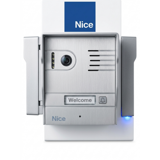 INTERCOM VIDEO GATE STATION BRUSHED ALUM
